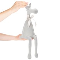 kohteita Jouluinen pitkäjalkainen porohahmo, hyllylle ripustettava, 54 cm