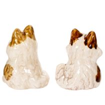 kohteita Keraamiset Kissahahmot, Hauskat Eläinhahmot Olohuoneen Koristeluun, 8 cm, 4 Kappaletta