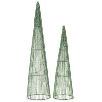 kohteita Metalliset kukkakävyt, vihreät, kukka-asetelmiin, 62 cm, 2 kpl