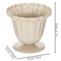 kohteita Koristeellinen kulho, kermanvärinen palkinto, pieni, 10 cm