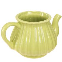 kohteita Keraaminen koristeellinen teekannu istutuskone pinkki vihreä 19,5×13,5×11cm 2 kpl