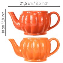 kohteita Keraaminen ruukku teekannu oranssi sekoitus 21,5 × 13 × 10 cm 2 kpl