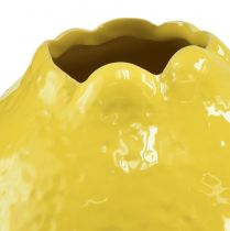 kohteita Keraaminen maljakko keltainen sitruuna koriste välimerellinen Ø12cm K14.5cm