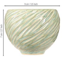 kohteita Keraamiset kulhot vihreällä kierteellä Ø9cm K7cm 4kpl