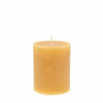 Värilliset kynttilät hunaja 70×80mm 4kpl