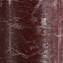 kohteita Ylelliset viininpunaiset pylväskynttilät, 2 kpl:n setti, yksivärinen, 85x200 mm, romanttiseen ja koristeelliseen käyttöön