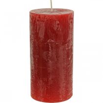 kohteita Värilliset kynttilät Red Rustic itsestään sammuvat 70×140mm 4kpl