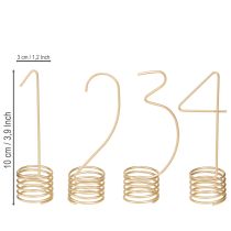 kohteita Kynttiläkoriste adventtinumerot 1-4 mattakulta metalli K10cm 4 kpl