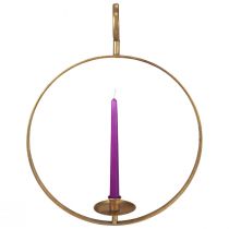 kohteita Kynttilänjalka ripustamiseen metallikoristeisiin kulta vintage Ø38/H48cm