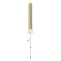 kohteita Advent-kynttilänjalka piikillä ja numeroilla valkoinen H11cm 4 kpl