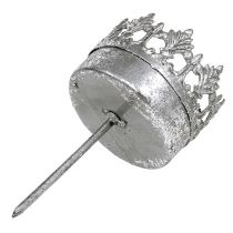 kohteita Kynttilänjalka antiikkihopeinen tuikkukynttilälyhty Ø5cm K10cm 4 kpl