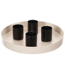 kohteita Magneettinen kynttilänjalka, mattapintainen, 4 cm, 4 kpl