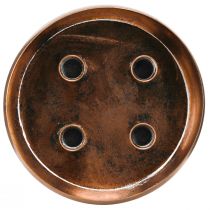 kohteita Kynttilänjalkakulho 4 kynttilän kynttilän antiikkisen ilmeen pronssille Ø22cm