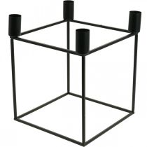 Kynttilänjalka Black Cube Metal Stick Kynttilänjalka 18cm