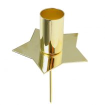 Kynttilänpidin Star Gold Ø2,2cm 4kpl