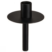 kohteita Kynttilänjalka pullolle musta metalli H12cm 2kpl