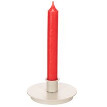 kohteita Pyöreät kermanväriset kynttilänjalat kartiokynttilöille, pöytäkoriste, 10 cm, 2 kpl