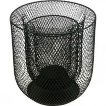 kohteita Kynttilänjalka musta metallilankakori Ø28,5/18cm 2 kappaletta