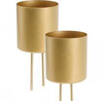 kohteita Plug-in kynttilänjalka kultainen kynttilänjalka metallia Ø5cm 4 kpl