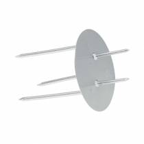 kohteita Plug-in kynttilänjalka hopea Ø4,5cm 12 kpl