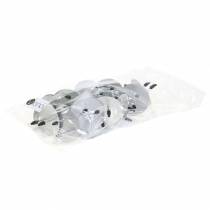 kohteita Plug-in kynttilänjalka hopea Ø4,5cm 12 kpl