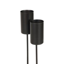kohteita Kynttilänjalka Adventtiseppele kynttilänjalka musta 2,2×4cm 4 kpl