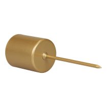 kohteita Kynttilänjalka, piikki, kynttilänjalka, tikku, kulta, 3,2 cm x 4 cm, 4 kpl