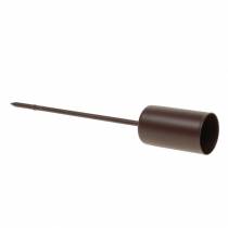 kohteita Kynttilänjalka tikkokynttiläille ruskea Ø2,3cm K14cm 4 kpl