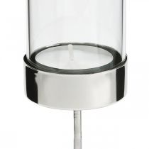 kohteita Kynttilänjalka metallin/lasin kiinnittämiseen Ø5cm K19cm 4 kpl