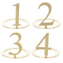 kohteita Kynttilärengas, kartiokynttilänumerosarja adventtiseppeleeseen, 3 cm, 4 kpl