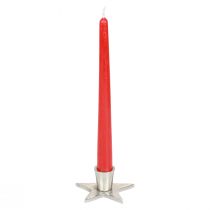 kohteita Kynttilänjalka hopea tikku kynttilänjalka tähti 8x8x4,5cm 4kpl