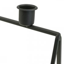 kohteita Kynttilänjalka Musta Kynttilänjalka Adventtiseppele L38cm K31cm