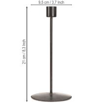 kohteita Kynttilänjalka antiikkiruskea K21.5cm 2kpl