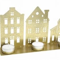 kohteita Kynttilänjalka Jouluvalot Deco Talot Kulta 52×12cm