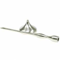 kohteita Kynttilänjalka antiikkihopea H31cm