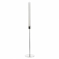 kohteita Metallinen kynttilänjalka kapeneville kynttilöille hopea Ø2.2cm K28cm 2kpl