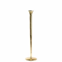 Kynttilänjalka Antiikki Kulta Ø9,5cm K29,5cm