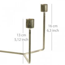 kohteita Kynttilänpidin kynttilätarjottimelle samppanjaa metallia 37×17×18cm