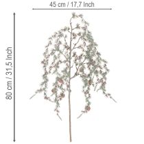 kohteita Tekomännynoksa käpyillä, koristeellinen männynoksa, keinotekoinen, 80 cm, 3 kpl