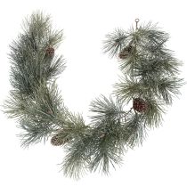 kohteita Keinotekoinen mäntyseppele käpyillä