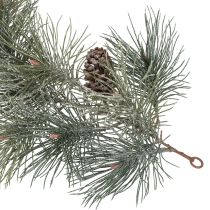kohteita Keinotekoinen mäntyseppele käpyillä