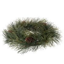 kohteita Keinotekoinen männynoksaseppele käpyillä 60 cm