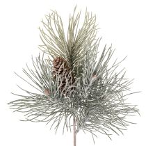 kohteita Keinotekoinen männynoksa käpyillä, talvinen, 40 cm