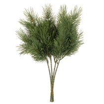kohteita Keinotekoinen männynoksa talvikoristeisiin, 40 cm, 4 kpl