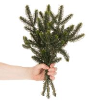 kohteita Keinotekoinen kuusenoksa pöytäkoristeeseen ja asetelmiin, 45 cm, 3 kpl