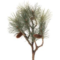 kohteita Keinotekoinen männynoksa käpyillä, olohuoneen sisustus, 93 cm