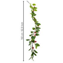 kohteita Keinotekoinen kirsikkakoristeinen seppele. Täydellinen luonnonmukaiseen huoneen sisustukseen. Kukkakuvioinen. 160 cm.