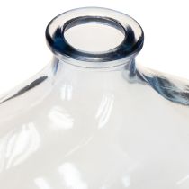 kohteita Pieni lasinen maljakko, kirkas, moderni minimaljakko, lasinen sininen, 11 × 6 × 10 cm, 3 kpl
