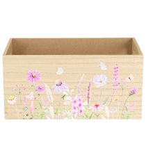 kohteita Pieni puinen laatikko puinen laatikko kukkaperhonen 30x18cm