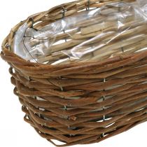 Kukkakori, kori istutukseen, kukka koristelu luonto L31cm H11,5cm